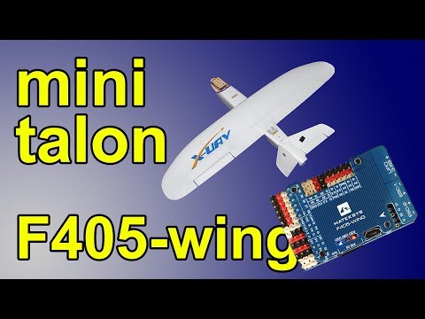 Видео: Matek F405-WING подключение настройка mini talon