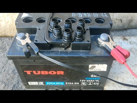 Видео: Заряд аккумулятора Tubor 60ah