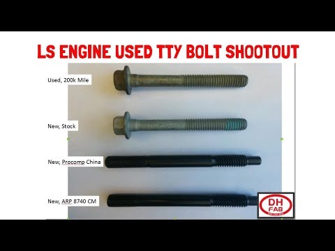 Видео: LS Swap: тест болтов для б/у и новых TTY и ARP