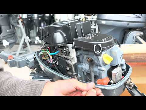 Видео: Замер компрессии Yamaha F9.9, 1013547, Seamotors, Владивосток