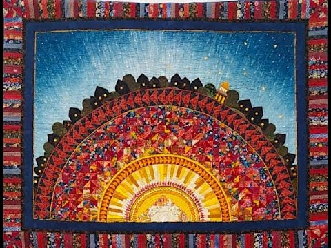 Видео: Лоскутное панно "Сила традиции". Автор -- Марина Коба, спикер 3 "Лоскутной конференции" #diy