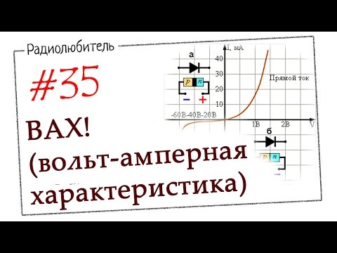 Видео: Урок №35. ВАХ! (вольт-амперная характеристика)