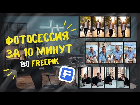 Видео: Как сделать фотосессию с помощью ИИ Freepik (фрипик)