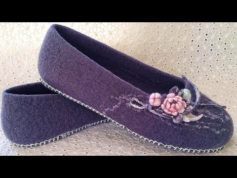 Видео: Мастер класс по валянию тапочек от А до Я. Валяние из шерсти. Felting