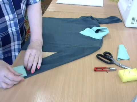 Видео: Втачивание рукава. 5 из (Шьем водолазку)