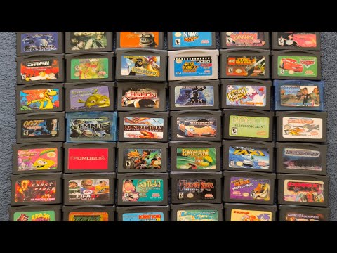 Видео: Картриджи GBA (Game Boy Advance). Распаковка