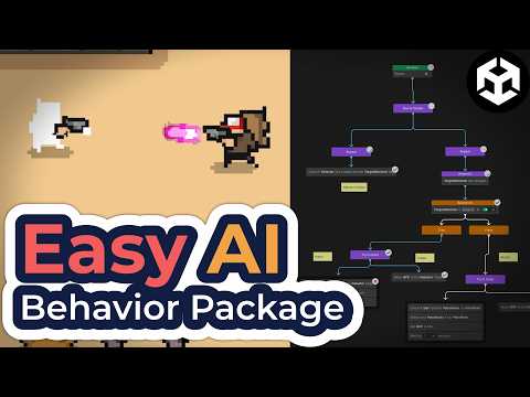 Видео: ПРОСТОЙ способ добавить ИИ в Unity 6 — Учебное пособие по пакету Behavior
