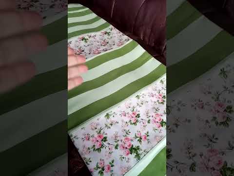 Видео: "#распаковка Магнатекс. Идеи по пошиву из лота 20-40 см сатин зеленый полоса