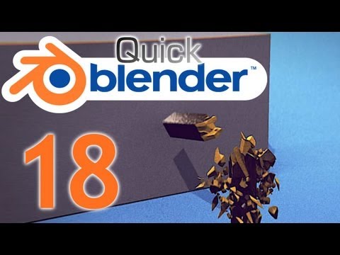 Видео: №18.Разрушение + игровая логика.Quick Blender.Cell Fracture+BGE.