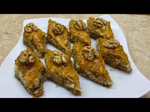 Видео: Փախլավա  ֆիլո խմորով   Пахлава из теста фило   Phyllo dough baklava