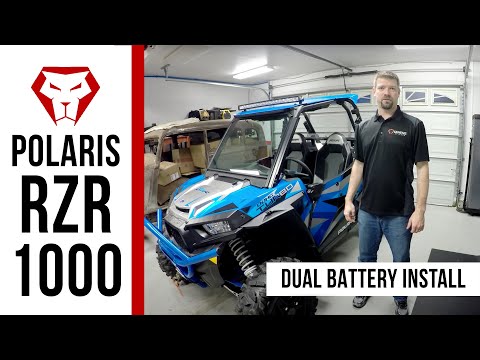 Видео: Инструкция по установке комплекта из двух аккумуляторов для Polaris RZR 1000