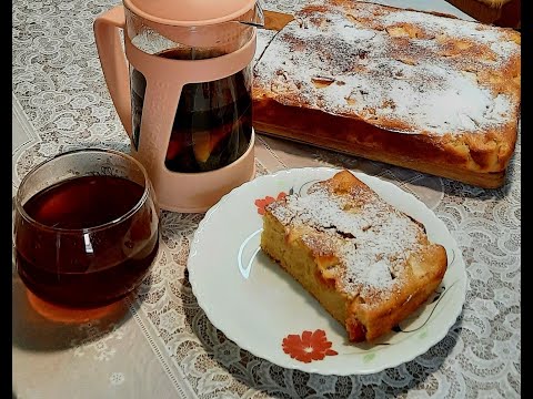 Видео: ЯБЛОЧНЫЙ ПИРОГ, который тает во рту! 📌💯  За 5 минут работы + Выпечка! 🥮👌 Лучшее начало Дня  🌞💖