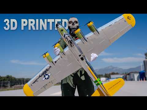 Видео: Боинг В-17 вӗҫекен крепость туллин 3D пичетленӗ RC самолет - туллин тунӑ RC самолет