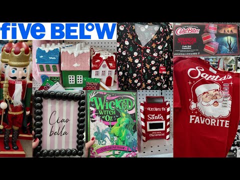 Видео: @fivebelow - Столько интересных новых находок, включая рождественский декор!