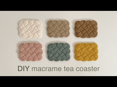 Видео: DIY | macrame tea coaster celtic knot | подстаканник для чая макраме кельтский узел
