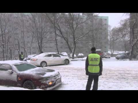 Видео: Очередной мощный снегопад во Владивостоке.mpg