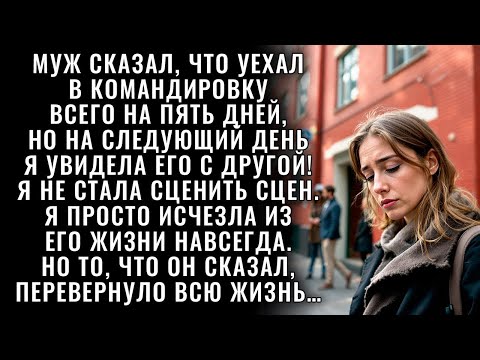 Видео: Таня подслушала разговор мужа о командировке    А увидев его в кафе она просто обомлела…