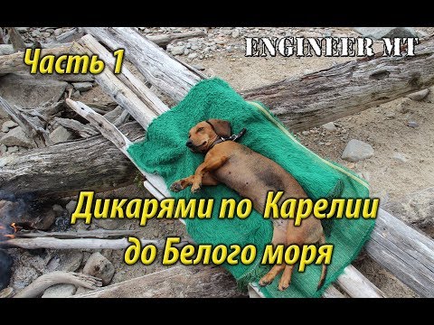 Видео: Дикарями по Карелии до Белого моря. Часть 1