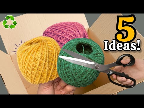 Видео: Преврати картон в СОКРОВИЩА! 😱♻️ 5 гениальных идей для переработки, которые я делаю и продаю!