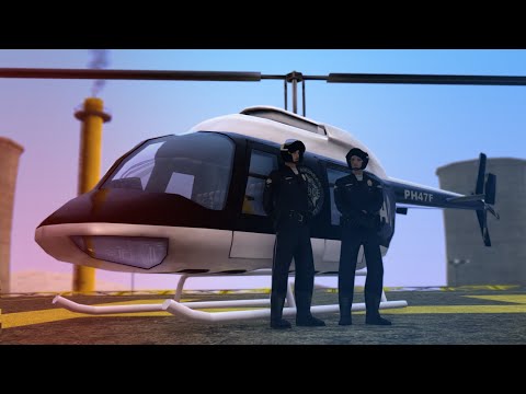 Видео: 🚔 Полицейская ПОГОНЯ на ВЕРТОЛЕТЕ! Воздушный ПАТРУЛЬ GTA SAMP!