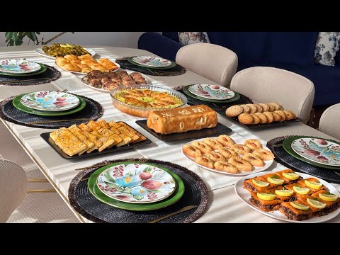 Видео: Праздничный стол для гостей ☑️ Рецепты угощений к празднику 🌙 Подготовка к празднику для гостей