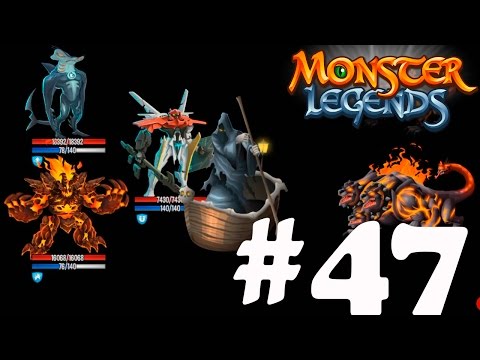 Видео: Monster Legends 47 - монстры-боссы подземелий алмазного - Eggeater и рун - Uriel
