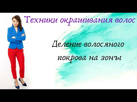 Видео: Правильное деление волосяного покрова на зоны.