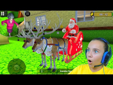 Видео: МИСС ТИ НОВЫЙ ГОД! Злая Учительница Scary Teacher 3D