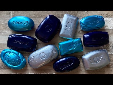 Видео: ASMR SOAP| Cutting colored soaр | Soap Carving| Резка крашенного мыла
