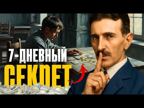 Видео: Раскрытый метод миллионера: 7-дневный ритуал Николы Теслы, притягивающий богатство, словно магнит