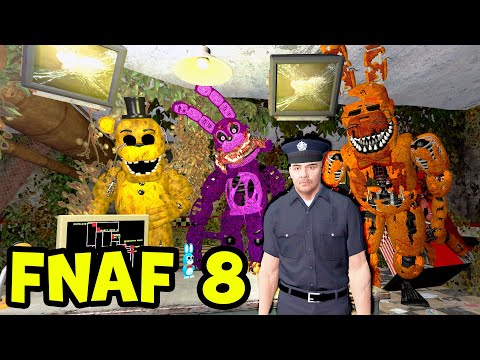 Видео: АНИМАТРОНИКИ ПУГАЮТ ОХРАННИКА FNAF 8 COOP ► Garry's Mod