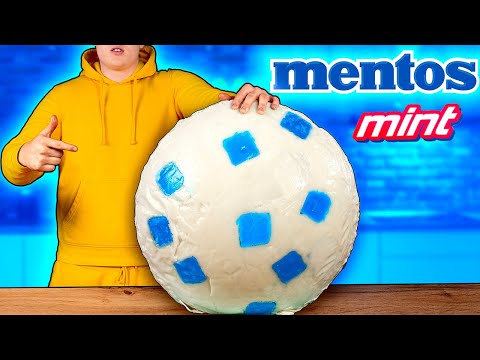 Видео: Я СДЕЛАЛ ГИГАНТСКИЙ Mentos ВЕСОМ 70 КИЛОГРАММ