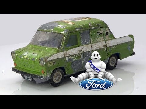 Видео: Проект Ford Transit MK1 Custom Michelin. Модель Dinky Diecast.
