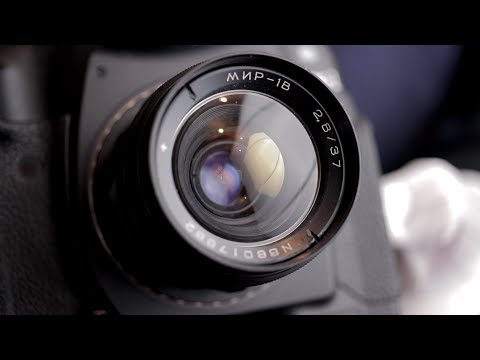 Видео: Дешевый фикс на 35mm? Обзор Мир-1В (37mm f/2.8)