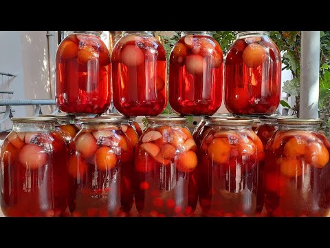 Видео: Я закатываю КОМПОТ только ТАК! КОМПОТ из ФРУКТОВ 🍑 Ассорти на зиму