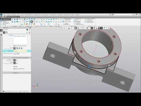 Видео: Э03 04 02 Моделирование корпуса подшипника продолжение