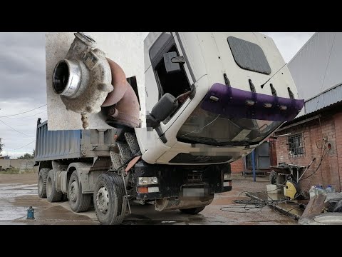 Видео: MAN TGA 8×4. 🚚 Снятие турбины. Мотор D-20.