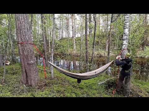 Видео: Как правильно повесить гамак для ночевки