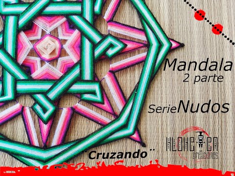 Видео: 💥 ¨пересечение¨ часть 2 - мандала сплетенная из шерсти - ручная работа