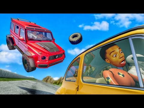 Видео: Mercedes G Wagon против спуска 😱 - [BeamNG.Drive]