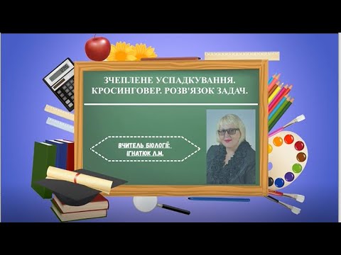 Видео: Біологія. Зчеплене успадкування.  Кросинговер. Розв'язок задач.