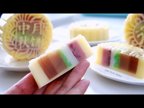 Видео: Желе из лунного пряника Ice Kacang ❤ (Ice Kacang Mooncake Jelly Recipe) #littleduckkitchen
