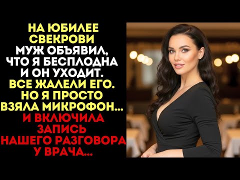 Видео: Муж объявил, что я бесплодна, но запись у врача заставила всех замолчать...