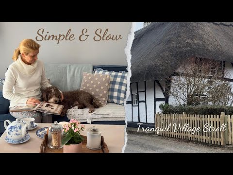 Видео: Звук медленной жизни: Прогулка по сельской местности | Чай и Seed Cake на моем восстановленном столе