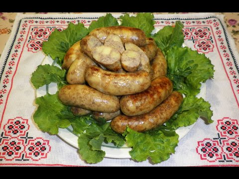 Видео: Картофельные колбаски с мясом / Домашняя колбаса / Ковбаса з картоплі/Колбаса из картошки и свинины.