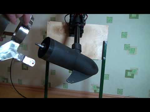 Видео: Защита винта лодочного электромотора. Water trolling motor propeller protection.