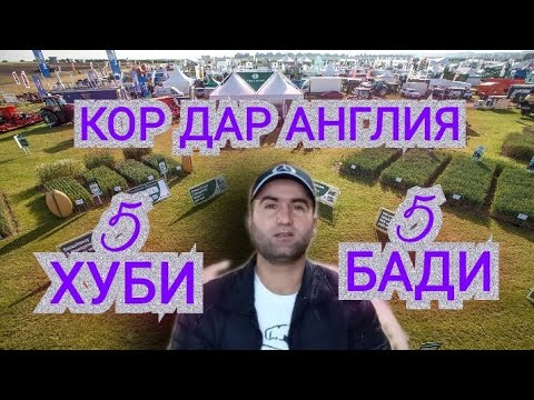 Видео: КОР ДАР АНГЛИЯ (5 -ХУБИ ВА БАДИ)