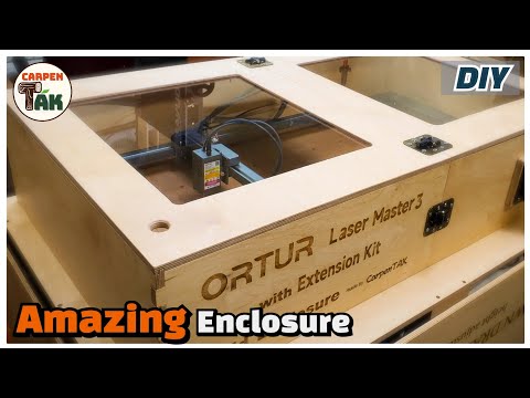 Видео: ⚡[DIY] Новый корпус для ORTUR Laser MASTER 3 + Комплект расширения (Полная сборка) /Деревообработка✅