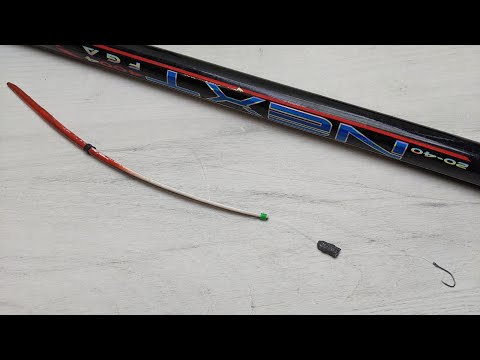 Видео: оснастка маховой удочки для ловли КАРАСЯ  правильная огрузка поплавка