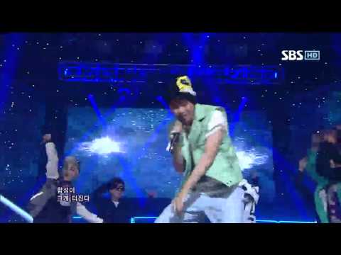 Видео: B.A.P [No Mercy] @SBS Inkigayo Популярная песня 20120729